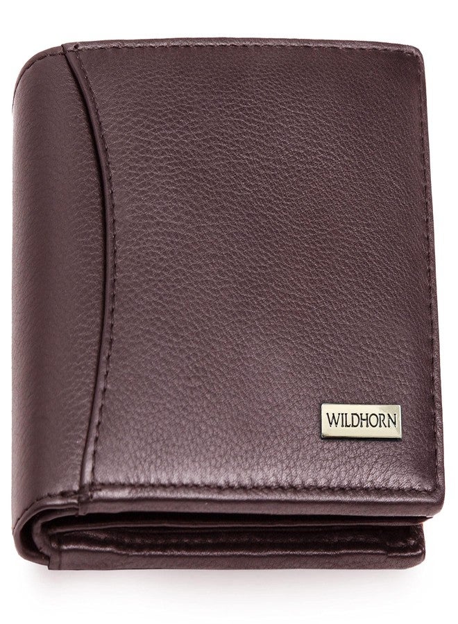 WildHorn Rfid Protected Leather Wallet For Men, Brown - Image 1